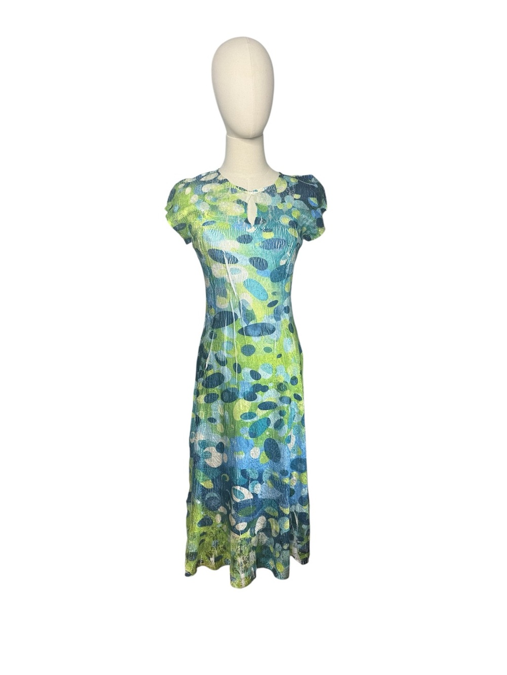 Komarov Blue Green Midi Dress